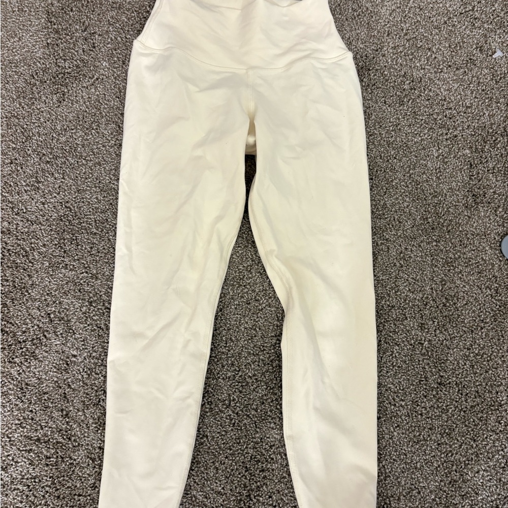 ALO Yoga pastel yellow Leggings